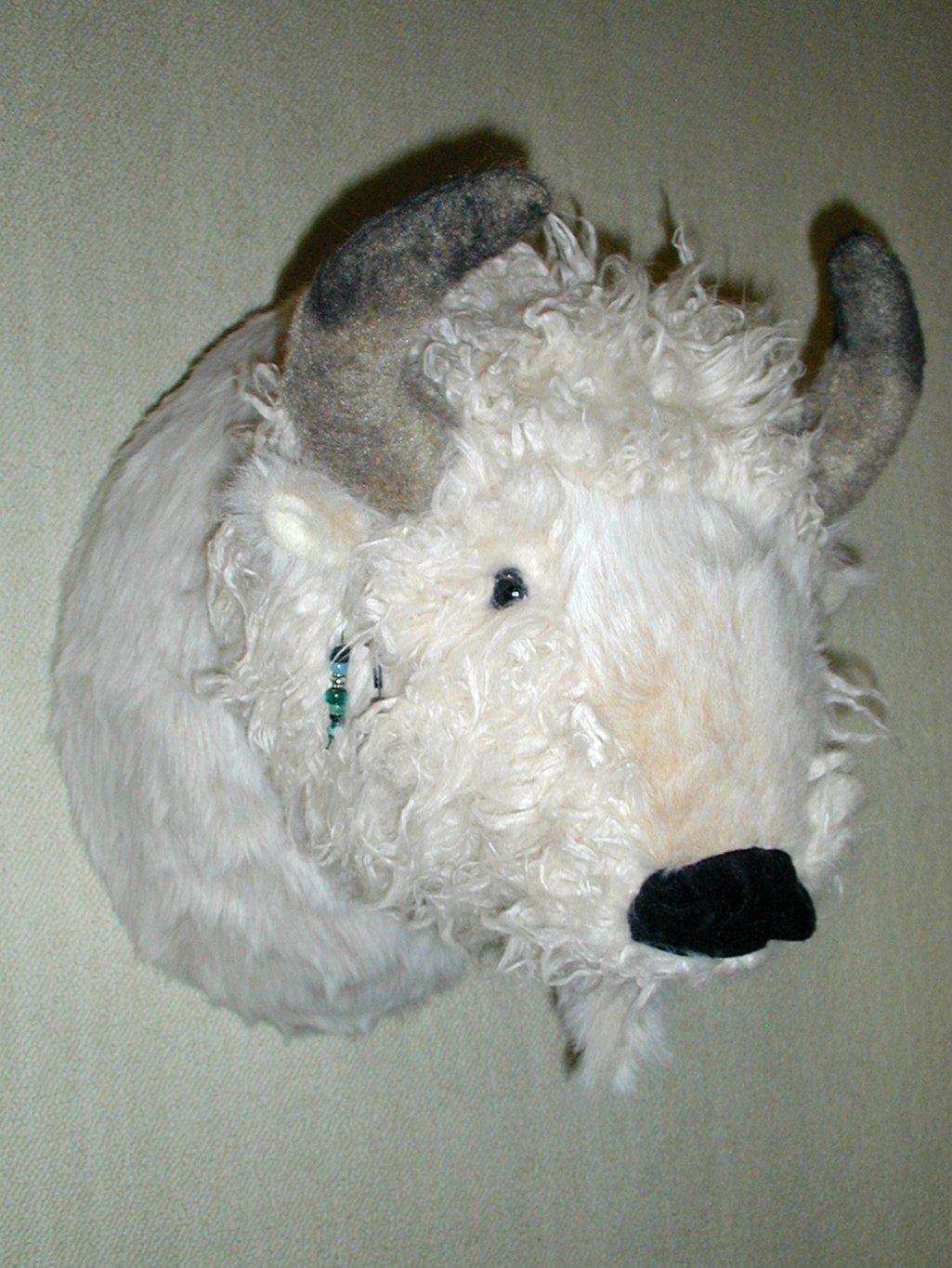 white buffalo plush