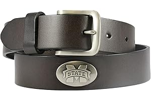 ZEP-PRO NCAA Lsu Tigers Leather Concho Belt