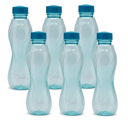 Milton Oscar Polyethylene Terephthalate Water Bottle 1000 Milliliters Set Of 6 Blue Amazon In Home Kitchen