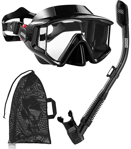 thumbnail image 2 of Snorkeling Gear For Adults, Adult Snorkel Mask Set Martinique 2 of 14