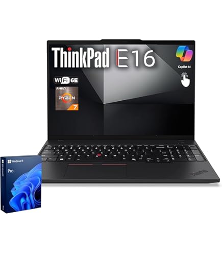 Amazon.com: Lenovo ThinkPad E16 Gen 2 Business Laptop, 16