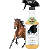 Pure Sole Hoof Cleanse Thrush Treatment Spray for Horses, 16 oz | Non-Stinging Hoof Cleanser, Supports Frog and White Line Health, Can Use Daily