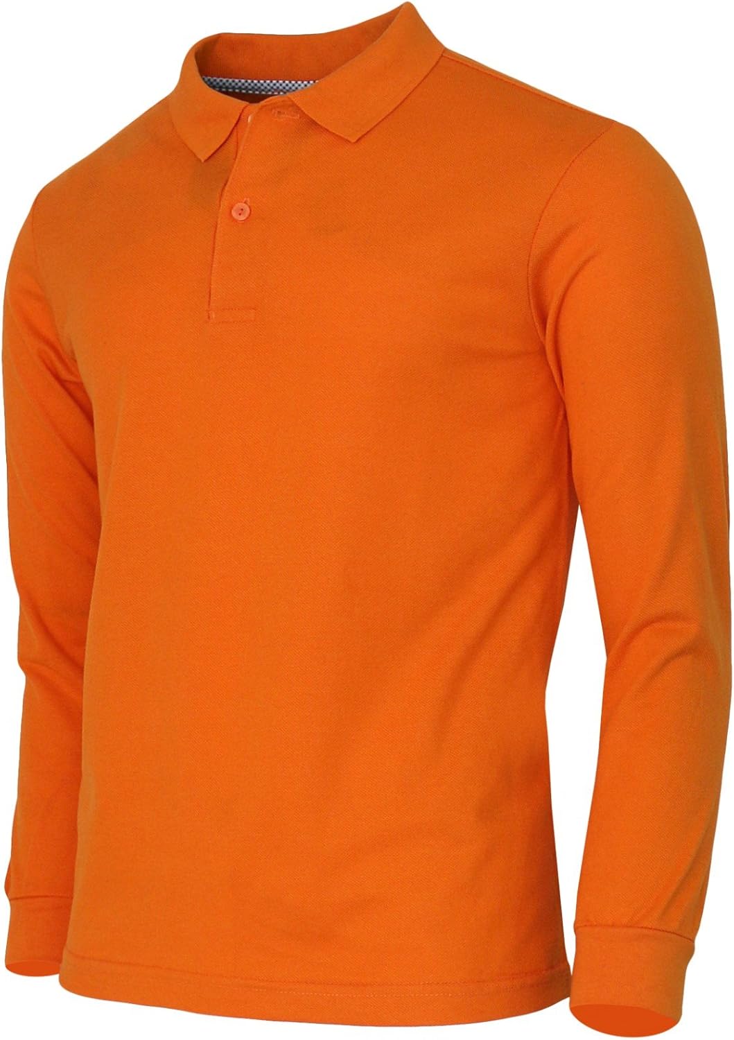 BCPOLO Men's Polo Shirt Cotton Pique Polo Shirt Long Sleeve Polo Shirt: Clothing
