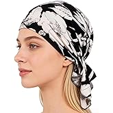 ORKSEA Chemo Headwear for Women Pre-Tied Head Scarf Slip On Headwraps Soft Turbans Cancer Hats Beanie Coverings Scarves