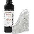SuperElastic 3D Printer Resin, Softness 60A Simulating Soft Silicone, Made in Korea by 3DMaterials (1000g, Clear)