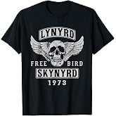 Lynyrd Skynyrd - Free Bird Skull 1973 T-Shirt