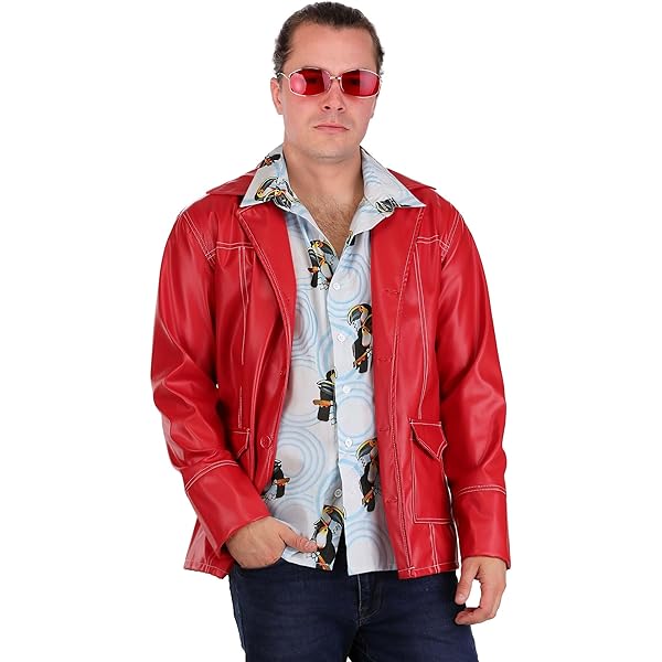 Amazon.com: MERCH ATTIRE Tyler Durden FC Brad Pitt Fighting Club Coat  Leather Vest Jacket Cosplay Halloween Costume Collection : Clothing, Shoes  & Jewelry