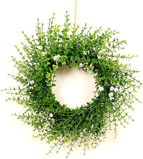 Amazon Co Jp ハンドメイドリース 造花 花輪 結婚祝い クリスマス 誕生日 人工装飾 リース クリスマスリース 家の装飾用 結婚式 店舗 玄関 壁掛け 花輪 撮影 道具 緑 ホーム キッチン