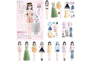 Magnetic Paper Dolls for Kids, Magnetic Dress Up Games, Magnet Princess Dress Up Doll, Portable Travel Game, Creative Magnet 