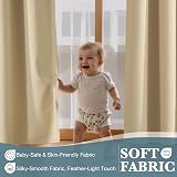 PONY DANCE 100% Blackout Thermal Curtain 52x54 Biscotti Beige 2 Panels view 8
