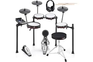 GEARNUTS Alesis Nitro Max Mesh Electronic Drum Set Essentials Bundle