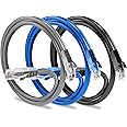 MAXLIN CABLE Cat6 Ethernet Cable for Gaming 3ft Multicolored LAN Network Patch Cord, High Speed Internet Cable, UTP, RJ45, 24AWG, 500MHz, Compatible with Router, Modem, Smart TV, PS5, Xbox, 3 Pack