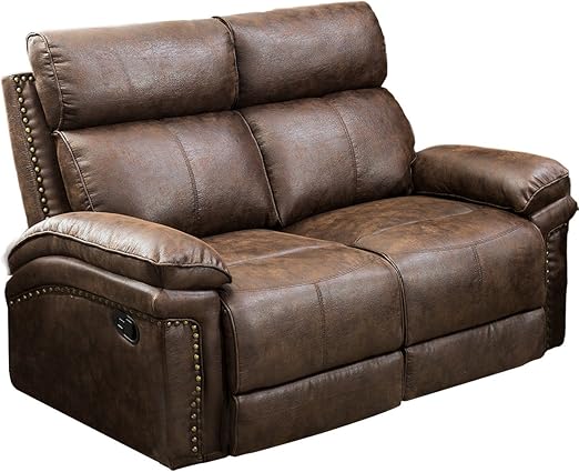 Amazon Com Loveseat Leather Sectional Sofa Oris Fur Reclining