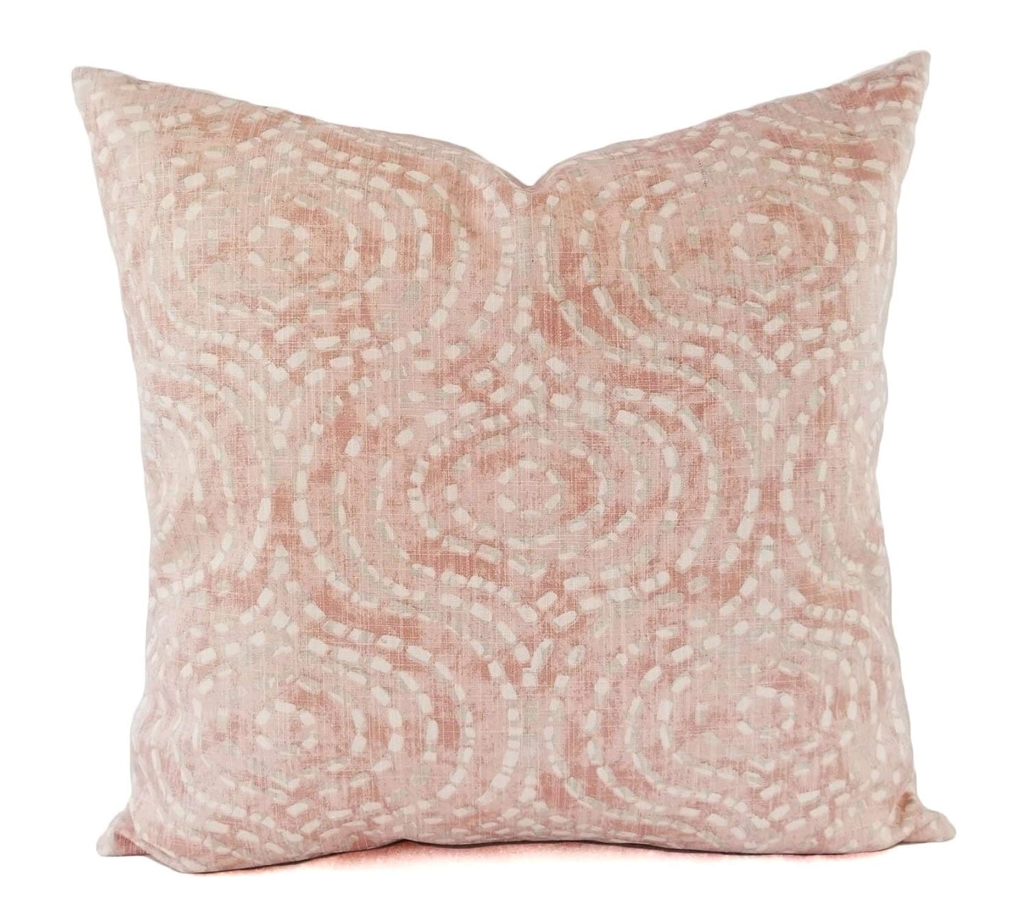 Blush Pink Pillow Cover Geometric Pillow