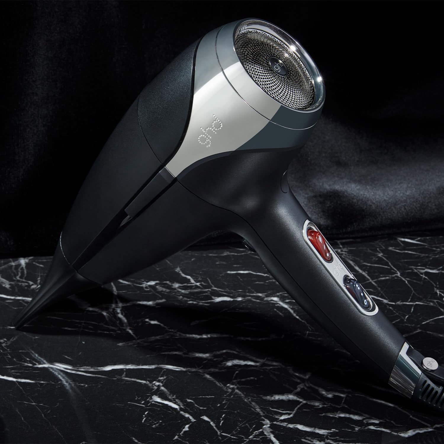 ghd helios Haartrockner, professioneller Haartrockner mit bürstenlosem Motor und Ionen Technologie, schwarz 9