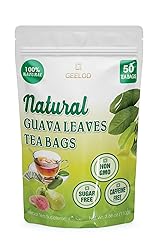 50 Premium Guava Leaf Tea Bags, 100% Natural and