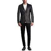 KARL LAGERFELD Mens 2 Button Long Sleeve Coated Blazer