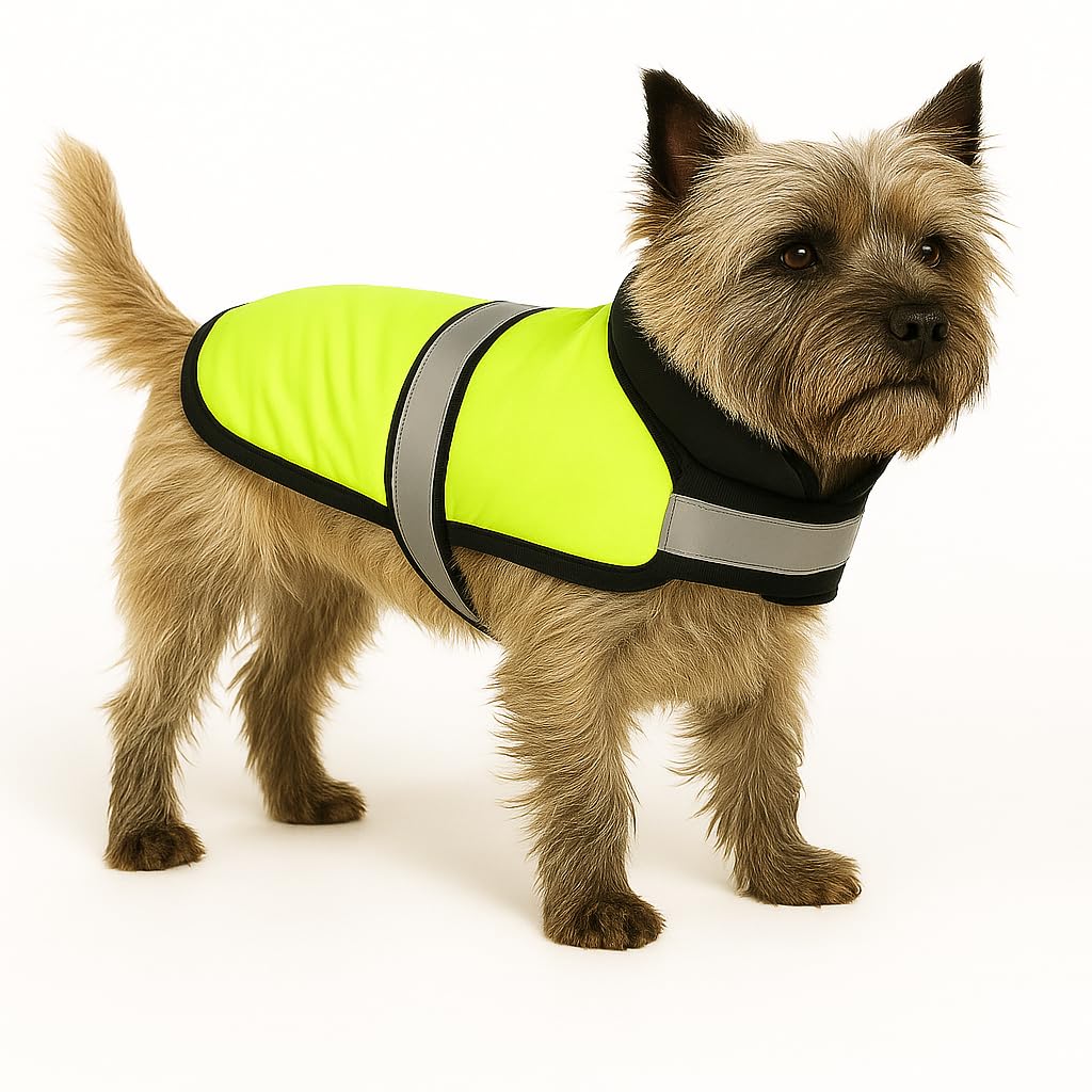 Flamingo WINTER COAT EISBÄR FLUO YELLOW 40CM