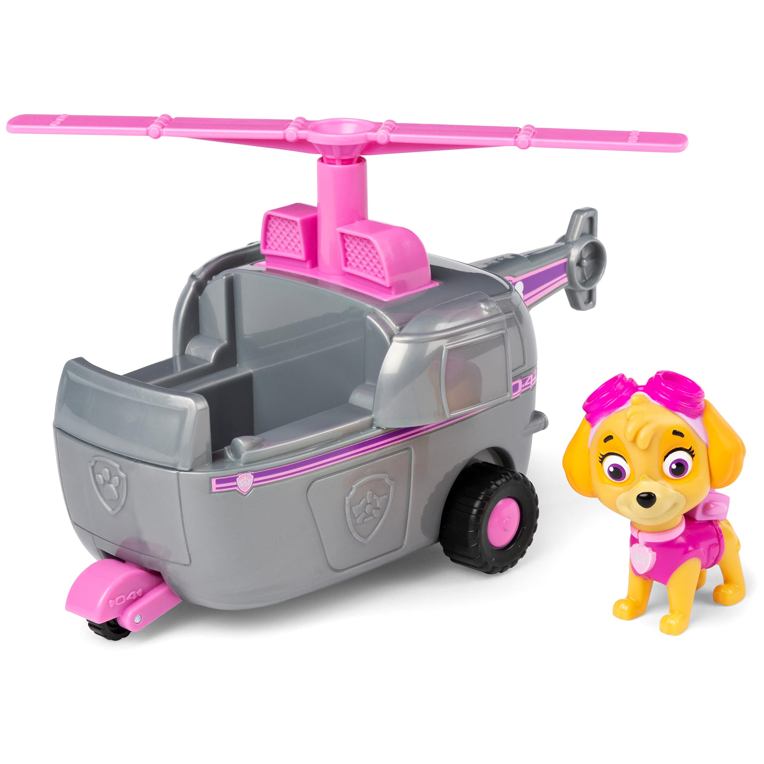 Paw Patrol Skye’s Helicopter Vehicle with Collectible Figure, for Kids Aged 3 Years and Over