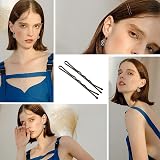 Laicky 200 Count Bobby Pins Brown Hair Grips with Box 5.2CM Hair Accessories view 5