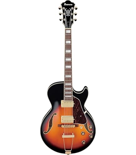 Amazon.com: Ibanez Artcore AF75 Hollowbody - Transparent Red