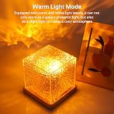JIAWEN Galaxy Projector Light Ocean Wave 16 Colors 30 Modes 360° Ceiling view 5