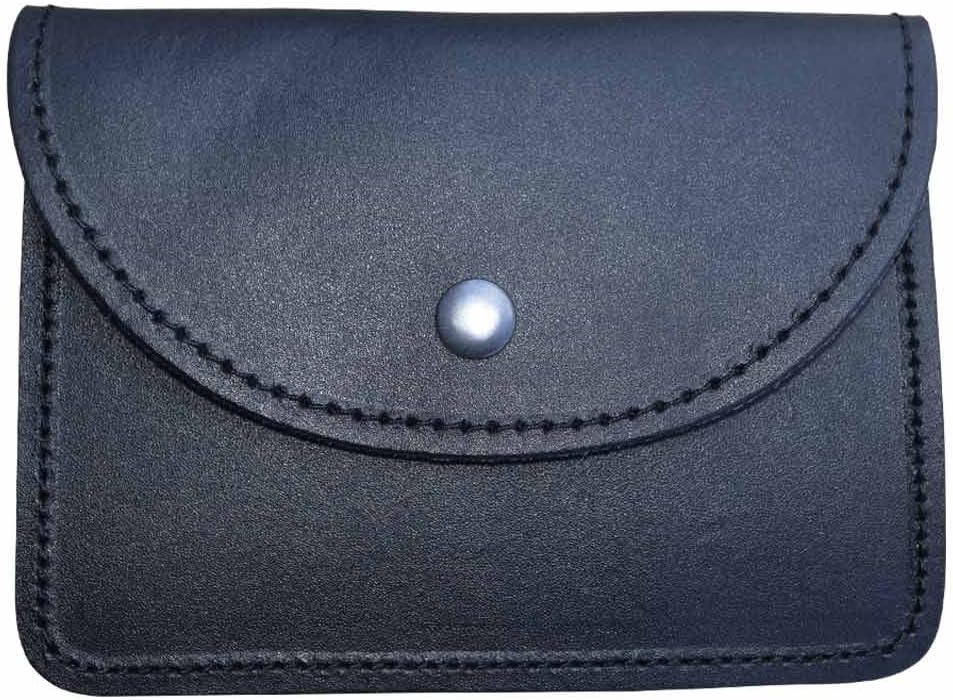 plain black belt bag