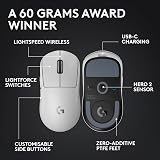 Logitech G PRO X 2 Wireless Gaming Mouse White 60 g 44k DPI 8 kHz view 6