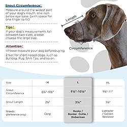 Dog Muzzle,Mesh Soft Muzzle for Small Medium Large