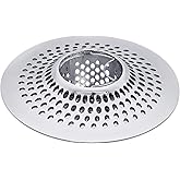 LEKEYE Drain Hair Catcher/Bathtub Shower Drain Hair Trap/Strainer Stainless Steel Drain Protector(Patented Product)