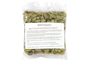 BSD Organics SpicY Seeds of Natural Elachi/Elakai/Cardamom for Tea, Coffee, Sweet, Rice,Skincare, Oral Care and More (25 Gram