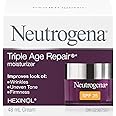 Neutrogena Anti Aging Face Cream SPF 25, Triple Age Repair for Wrinkles, Tone, and Firmness, 48 mL