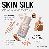 Makeup Revolution Skin Silk Serum Foundation Light to Medium 23ml F7 Hyaluronic view 4