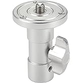 PHOCUS Baby Ball Head Adapter (5/8" Stud to 3/8" Thread), C Stand Camera Mount Adapter for Tripod Head on Photography Light S