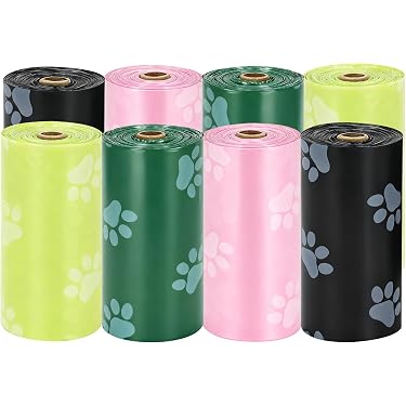 Ykimok Dog Poop Bags - Biodegradable, 225 Count (15 Rolls), 13x9 Inches, Leak-Proof & Scented (Green) - View #11
