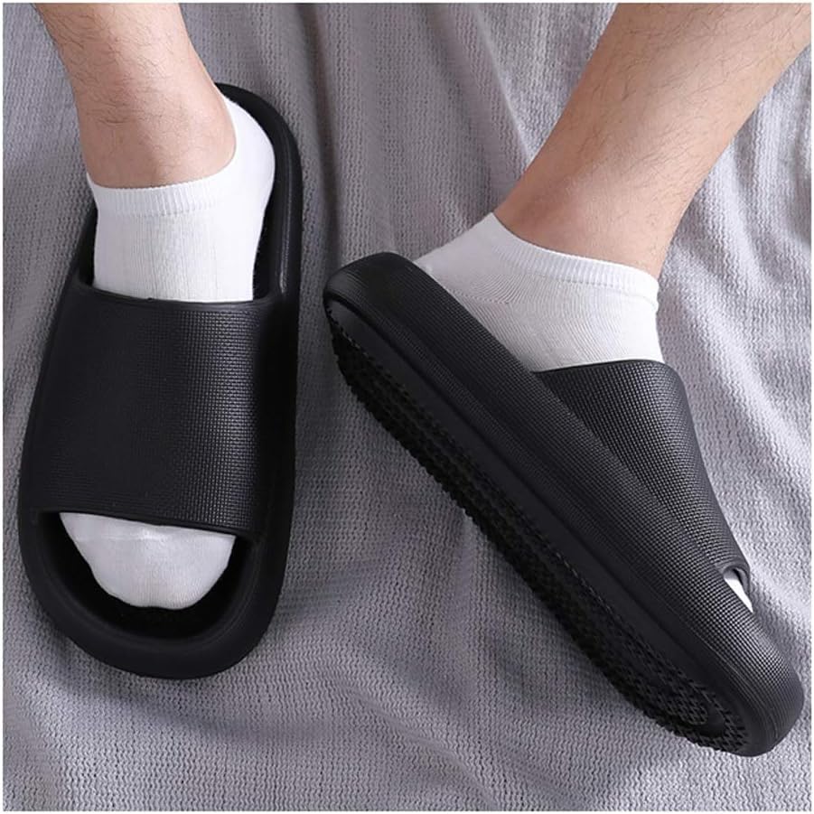 Anti-Skid Shower Sandals Slippers Men's Summer Indoor Bathing Soft ...