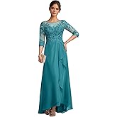 Lace Applique Mother of The Bride Dresses for Wedding Formal Dress Chiffon A line Evening Gown
