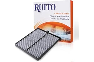 RUITO Cabin Air Filter includes Activated Carbon, Compatible with 2014-2018 Mazda 3, 2014-2021 Mazda 6, 2013-2022 CX-5, Replacement for CF11811, CPJ6X, BE-811, FD811