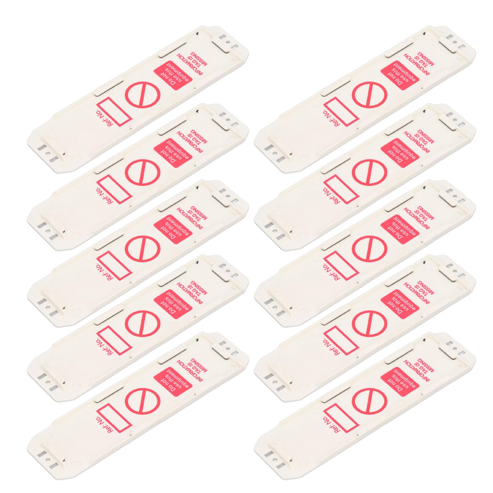 Safety Inspection for Accident Prevention, 10 Safety, Inspection Record Tag for Ladders, Inventory, Machinery, Construction, Scaffold Status Holder and