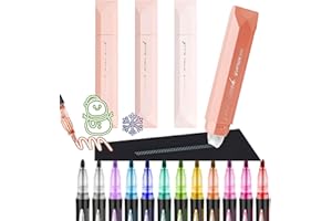 Lot de 4 rouleaux de ruban adhésif double face pour scrapbooking, emballage cadeau, école, bureau et travaux manuels (rose + 