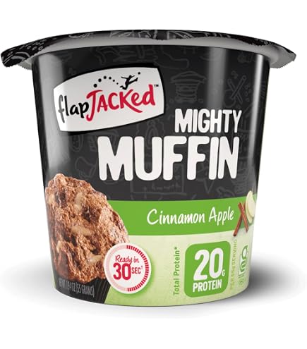 Amazon.com: FlapJacked Mighty Muffins, Power Breakfast Variety, 12