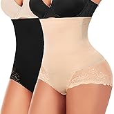 Werena Women Tummy Control Shapewear Panties Shaping Underwear High Waist Body Shaper