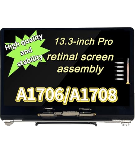 Amazon.com: A1706 A1708 LCD Screen Replacement kit for MacBook Pro