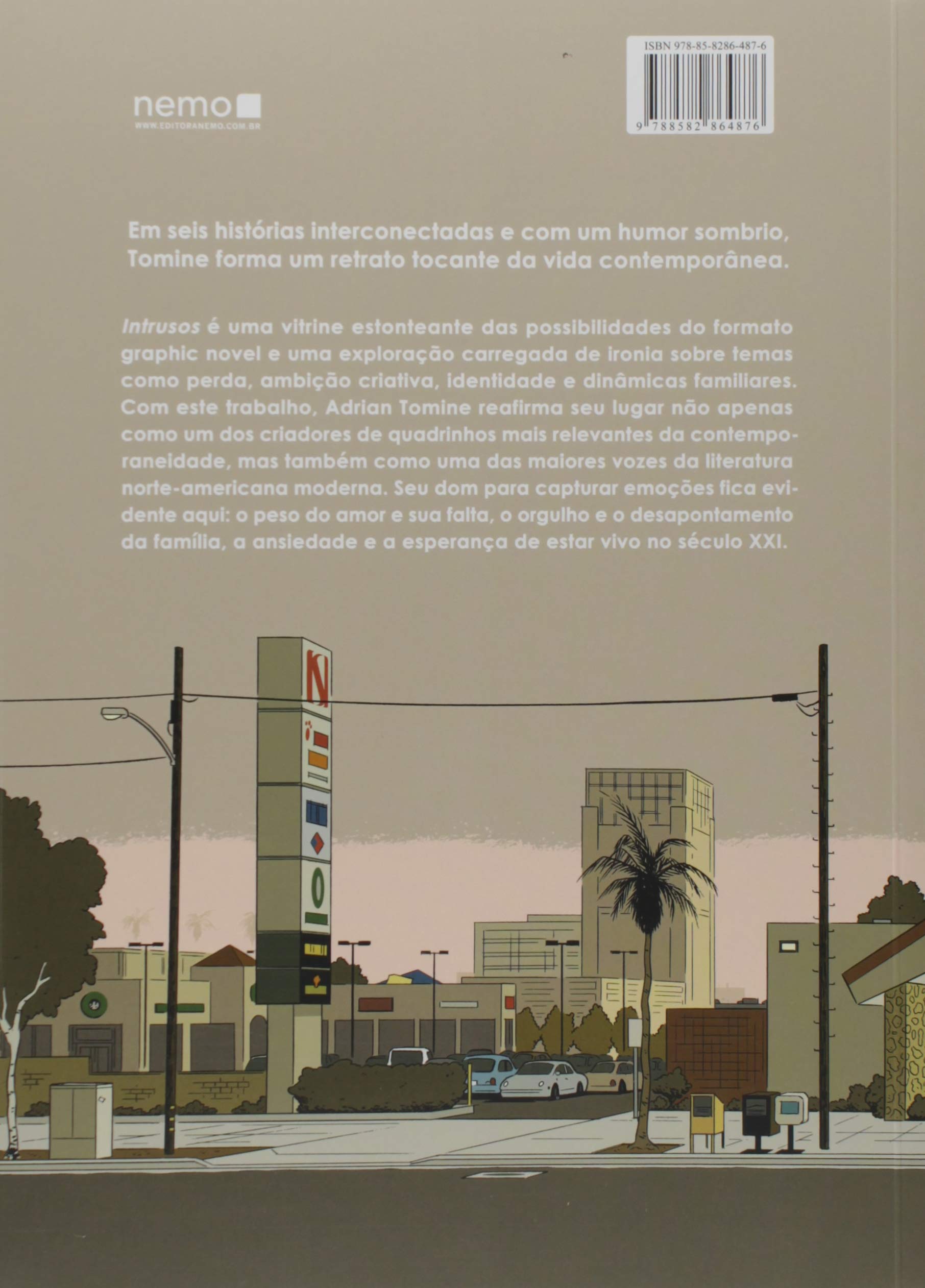 Livro 'Intrusos - Contos' de Adrian Tomine
