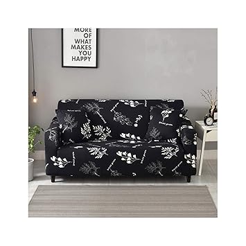 Amazon Com Long Yao Black White Grey 1 2 3 4 Seater Sofa Cover