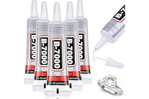 B7000 Glue, 5 Pcs Multipurpose Super Adhesive Glue, Industrial Glue for Bonding Phone Repair, Jewelery Making, DIY Crafts, Re