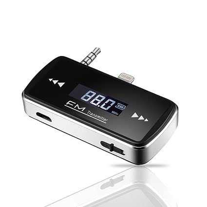 Okcs Fm Transmitter 3 5mm Aux Nur Fur Iphone 5 Amazon De