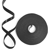 URAQT 15mm x 10m Fastening Tape Hook and Loop Cable Ties Reusable Black view 8
