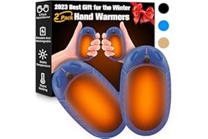 WARMHAND Electric Hand Warmers Rechargeable, 5200mAh Hand Warmer USB Camping Hand Warmer, Portable Electric Battery Heater Reusable Hand Warmer for Raynauds, Hunting, Golf, Camping, Women Mens Gifts