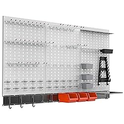TORACK 109Pcs Wall Organizer Utility Storage Kit